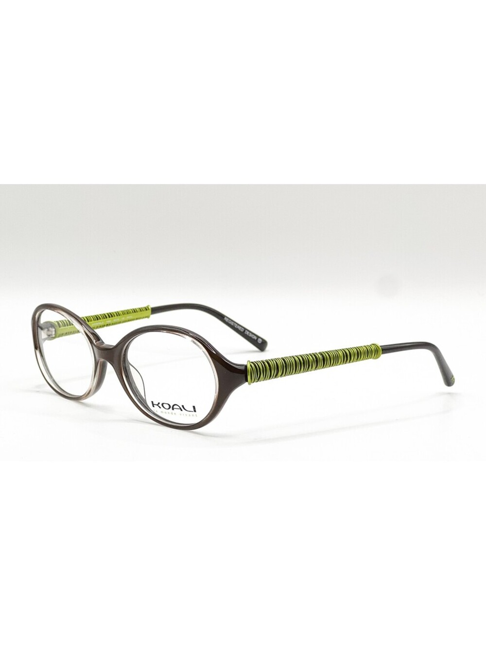 Morel Koali 7066K MV012 Brown Khaki Oval Authentic Eyeglass Frames 49-18